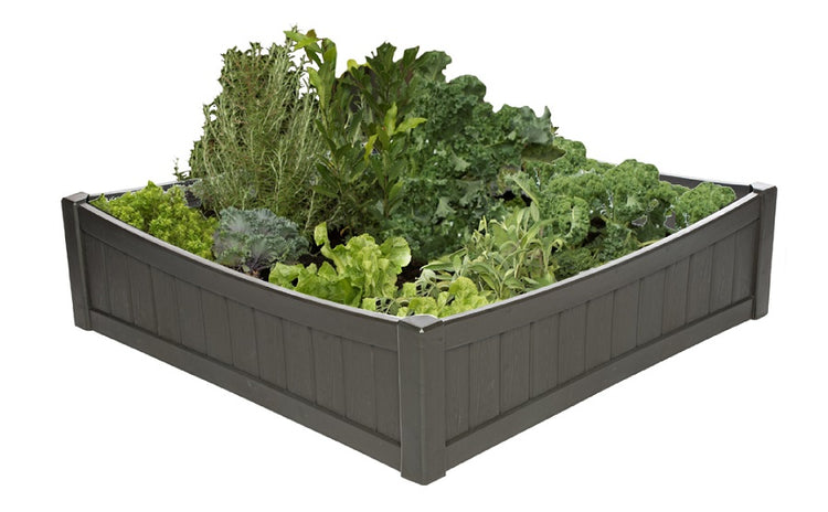 Sommerset Raised Garden Bed 43.5" x 43.5" x 1" - Brown