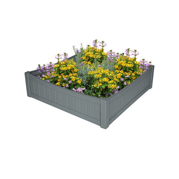 Sommerset Raised Garden Bed 43.5" x 43.5" x 1" - Grey