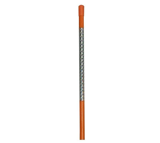6 PACK, 46" Driveway Marker Orange 1/4" Shaft